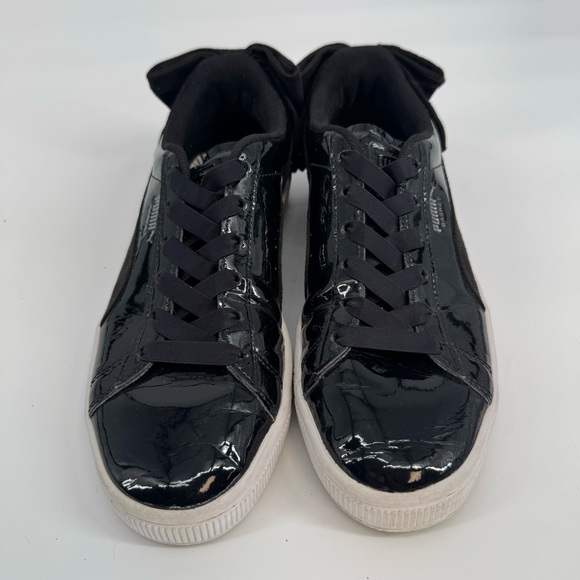 Puma Basket Bow Women’s Black 8.5 8 1/2 Sneakers - Picture 2 of 8